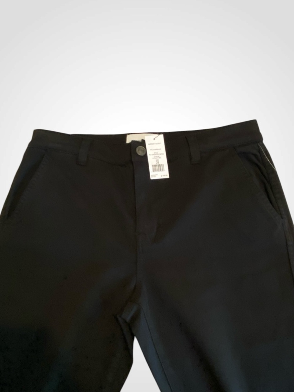 Current/Elliott The Confidant Women’s Black Cropped Straight-Leg Pants NWT 28 - Picture 5 of 12